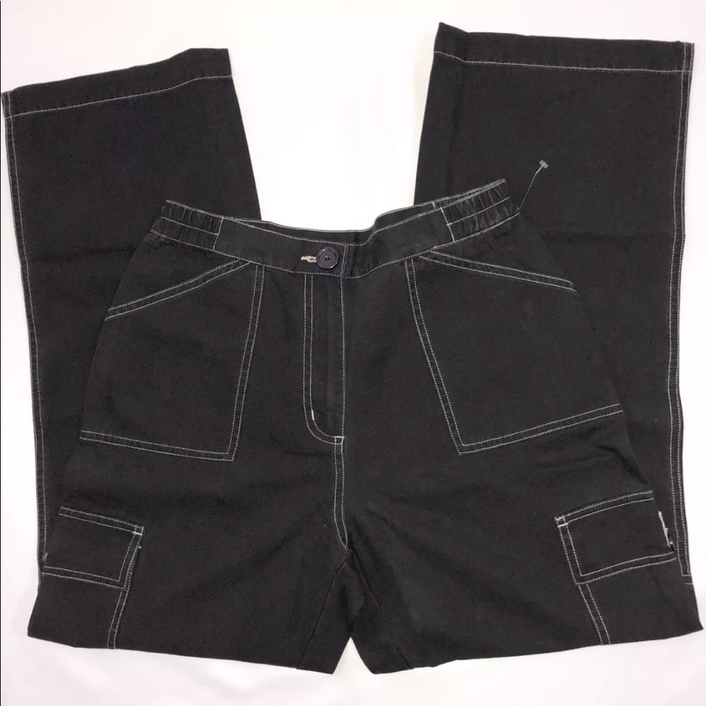 Dittu And Son Black Pants Cargo Size 16w